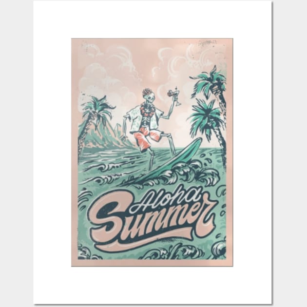 Aloha Summer Wall Art by Digital-Zoo